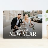 "Lux" - Retired Holiday Cards in Cloud by Orasie - Front