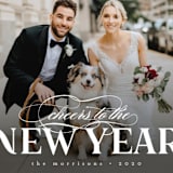 "Lux" - Retired Holiday Cards in Cloud by Orasie - Close-Up