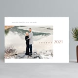 "new year's cheer" - Retired Holiday Cards in Chestnut by Eric Clegg - Front