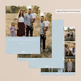 "simply styled" - Retired Holiday Cards in Sky by Sara Hicks Malone - Back of Card