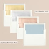 "simply styled" - Retired Holiday Cards in Sky by Sara Hicks Malone - Envelope Liners