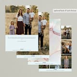 "cinco" - Retired Holiday Cards in Cloud by Erin Deegan - Back of Card