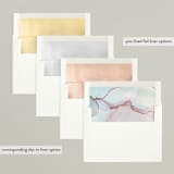 "cinco" - Retired Holiday Cards in Cloud by Erin Deegan - Envelope Liners