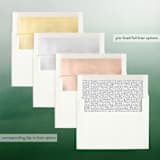 "Playful Year" - Retired Holiday Cards in Corn by Baumbirdy - Envelope Liners