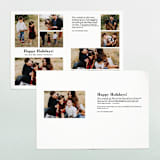 "Clean & Bold Cheers" - Retired Holiday Cards in Cloud by Playground Prints - Interior Options