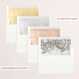 "Simply Stated" - Retired Holiday Cards in Neutral by Erin L. Wilson - Envelope Liners