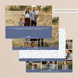 "Bright Five" - Retired Holiday Cards in Wintergreen by Hooray Creative - Back of Card
