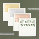 "wishing you the happiest" - Retired Holiday Cards in Coal by frances mathys - Envelope Liners