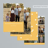 "serpentines" - Retired Holiday Cards in Honey by Sumak Studio - Back of Card