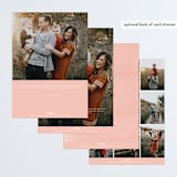 "Snaps" - Retired Holiday Cards in Blush by Jennifer Lew - Back of Card