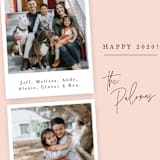 "Snaps" - Retired Holiday Cards in Blush by Jennifer Lew - Close-Up