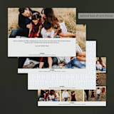 "Whole Lot of Love" - Retired Holiday Cards in Snow by Rebekah Disch - Back of Card