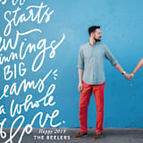 "Whole Lot of Love" - Retired Holiday Cards in Snow by Rebekah Disch - Close-Up