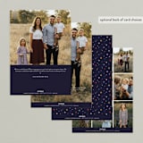 "retro letters" - Retired Holiday Cards in Midnight by Kristen Smith - Back of Card