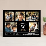 "Five Photos" - Retired Holiday Cards in Tuxedo by Susan Brown - Front