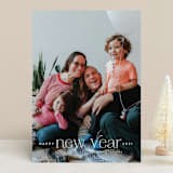 "New Year Type" - Retired Holiday Cards in Flurry by Jen Banks - Front