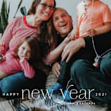 "New Year Type" - Retired Holiday Cards in Flurry by Jen Banks - Close-Up