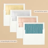 "New Year, Finally Here" - Retired Holiday Cards in Teal Spruce by Thomas Ward - Envelope Liners