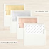 "Simplicity" - Retired Holiday Cards in Taupe by Angela Thompson - Envelope Liners
