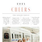 "newspaper newsletter" - Retired Holiday Cards in Persimmon by Morgan Kendall - Close-Up