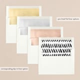 "newspaper newsletter" - Retired Holiday Cards in Persimmon by Morgan Kendall - Envelope Liners