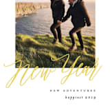 "Adventure" - Retired Holiday Cards in Sunrise by Corinne Malesic - Close-Up