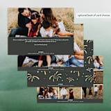 "New Year, Same Us" - Retired Holiday Cards in Midnight by Olivia Goree - Back of Card