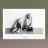 "Star Bright" - Retired Holiday Cards in Lemon by AK Graphics - Front