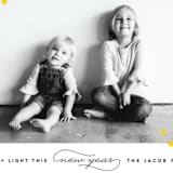 "Star Bright" - Retired Holiday Cards in Lemon by AK Graphics - Close-Up