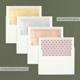 "best. year. ever. minimal" - Retired Holiday Cards in Rose by Wildfield Paper Co - Envelope Liners