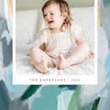 "Paint Palette Cheer" - Retired Holiday Cards in Pastel by Nicole Walsh - Close-Up