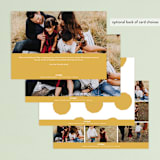 "Whimsy Family" - Retired Holiday Cards in Marshmallow by Iba Aziz - Back of Card