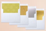 "Last Year Resolutions" - Retired Holiday Cards in First Frost by Ellis - Envelope Liners