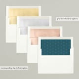 "Cornered" - Retired Holiday Cards in Ocean by Beth Murphy - Envelope Liners