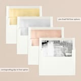 "new cheer" - Retired Holiday Cards in Snow by Anna Elder - Envelope Liners