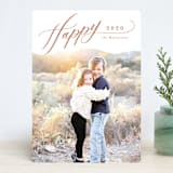 "Swoop" - Retired Holiday Cards in Cinnamon by Melanie Kosuge - Front