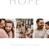 "Hold on to Hope" - Retired Holiday Cards in Natural by Erin L. Wilson - Close-Up