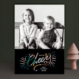 "Cheers glow" - Retired Holiday Cards in Midnight by Alethea and Ruth - Front