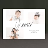 "cheers trio" - Retired Holiday Cards in Steel by Summer Winkelman - Front