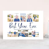 "Best. Year. Ever." - Retired Holiday Cards in Midnight by Wild Lily Designs - Front