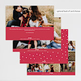 "Burst Of Happy" - Retired Holiday Cards in Golden by Sandra Picco Design - Back of Card