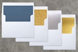 "Another Year" - Retired Holiday Cards in Deep Ocean by Ellis - Envelope Liners