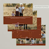 "Park Place" - Retired Holiday Cards in Toffee by Robert and Stella - Back of Card