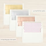 "modern new year" - Retired Holiday Cards in Raspberry by Loren Willis - Envelope Liners