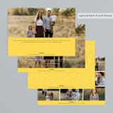 "Sunny Year" - Retired Holiday Cards in Sunshine by Michelle Taylor - Back of Card