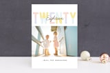"Light Year" - Retired Holiday Cards in Candy by Playground Prints - Front