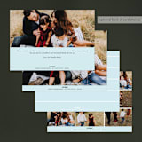 "So Much Love" - Retired Holiday Cards in Pastel by Little Print Design - Back of Card