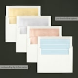 "So Much Love" - Retired Holiday Cards in Pastel by Little Print Design - Envelope Liners