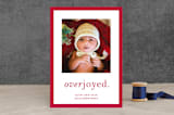 "Simply Overjoyed" - Retired Holiday Cards in Crimson by Kimberly FitzSimons - Front