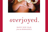 "Simply Overjoyed" - Retired Holiday Cards in Crimson by Kimberly FitzSimons - Close-Up